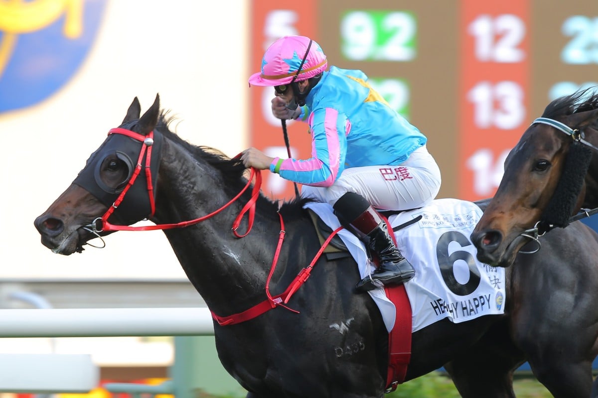 Alexis Badel pumps his fist as Healthy Happy snares the Classic Cup. Photos: Kenneth Chan