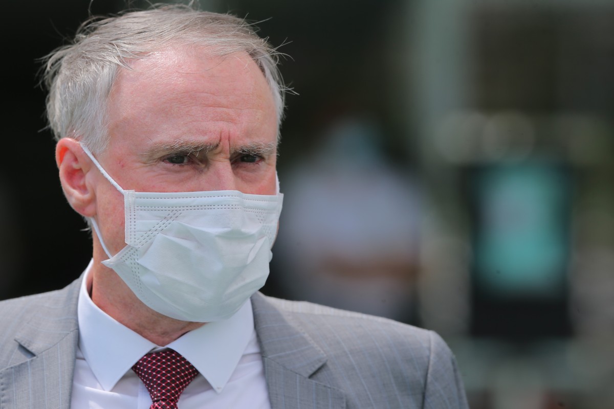 Paul O'Sullivan after a winner at Sha Tin this season. Photos: Kenneth Chan