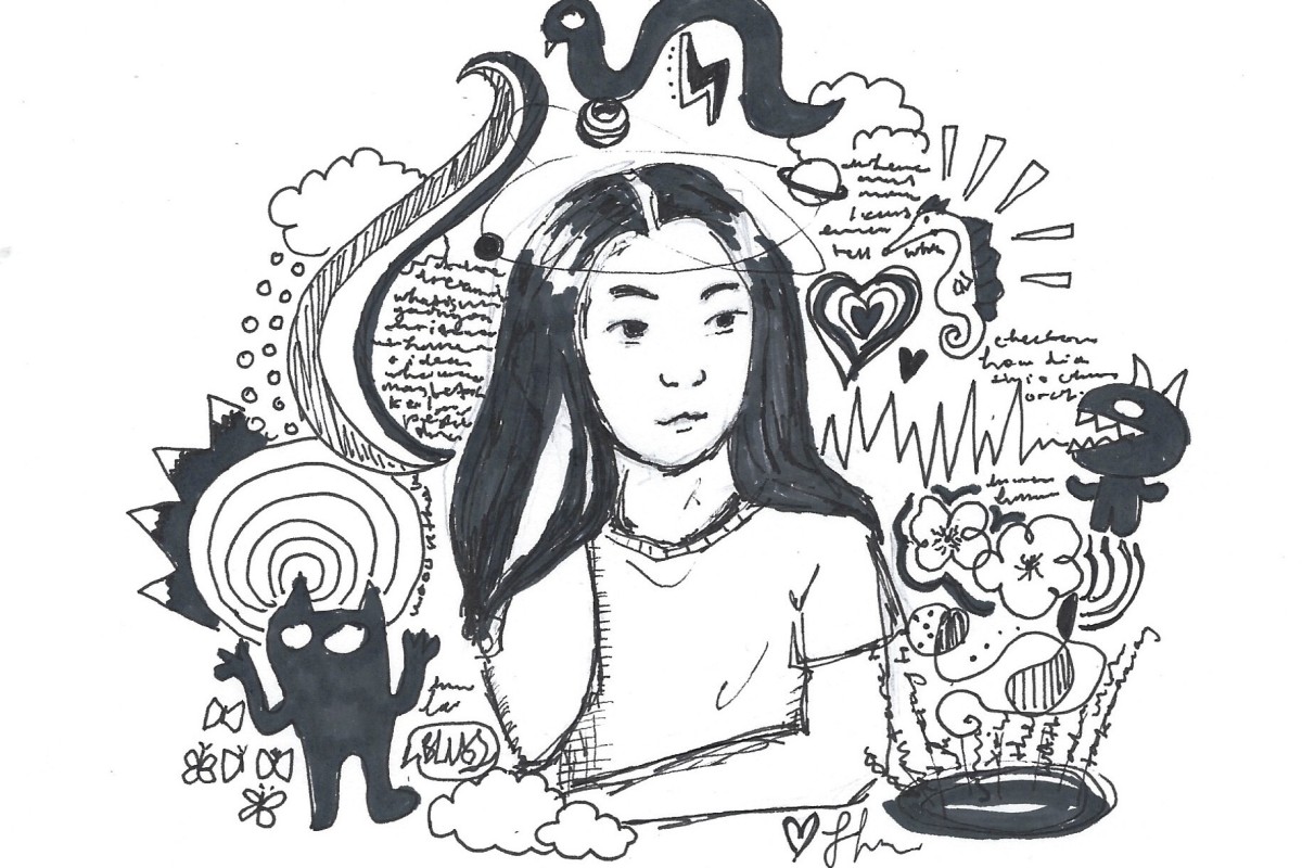 In My Mind - a doodle done while procrastinating homework