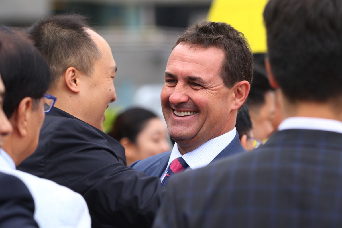 Michael Freedman enjoys a winner in Hong Kong. Photos: Kenneth Chan