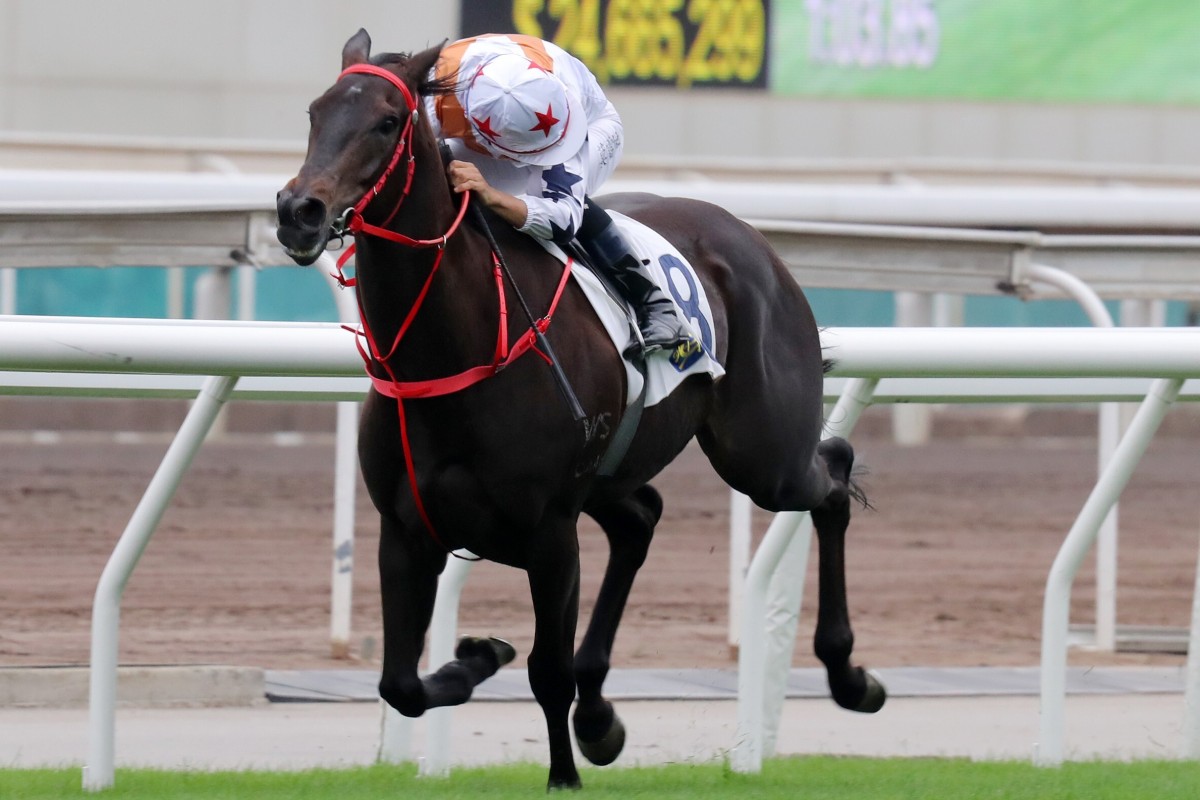 Courier Wonder makes a mess of his rivals at Sha Tin on Sunday. Photos: Kenneth Chan