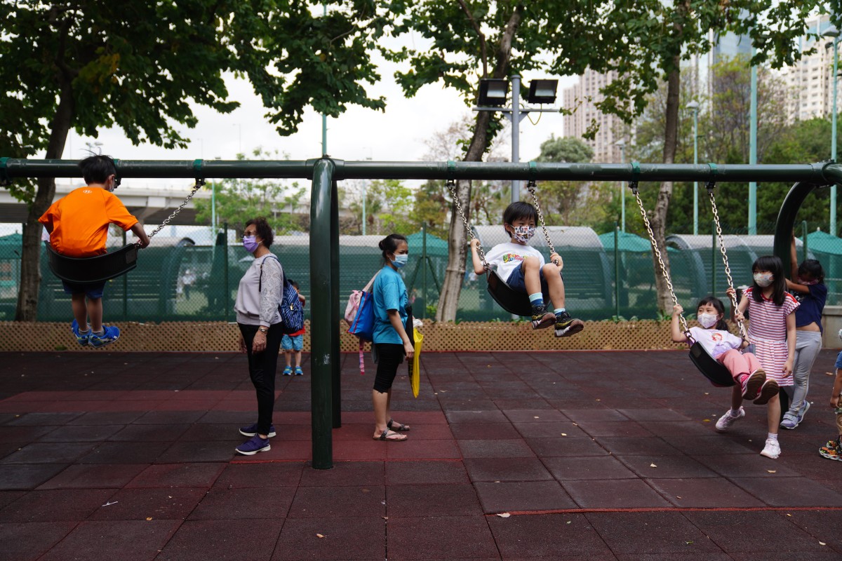 A new study suggests that children are able to fight off the coronavirus early in the upper respiratory tract, before it progresses deeper into the body. Photo: SCMP / Sam Tsang