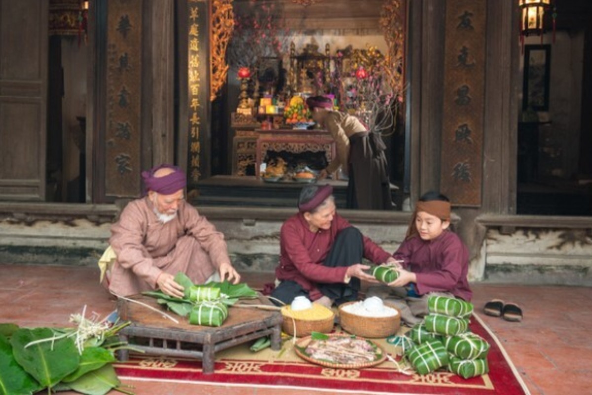Tet, the Vietnamese Lunar New Year, is a time for food and family.