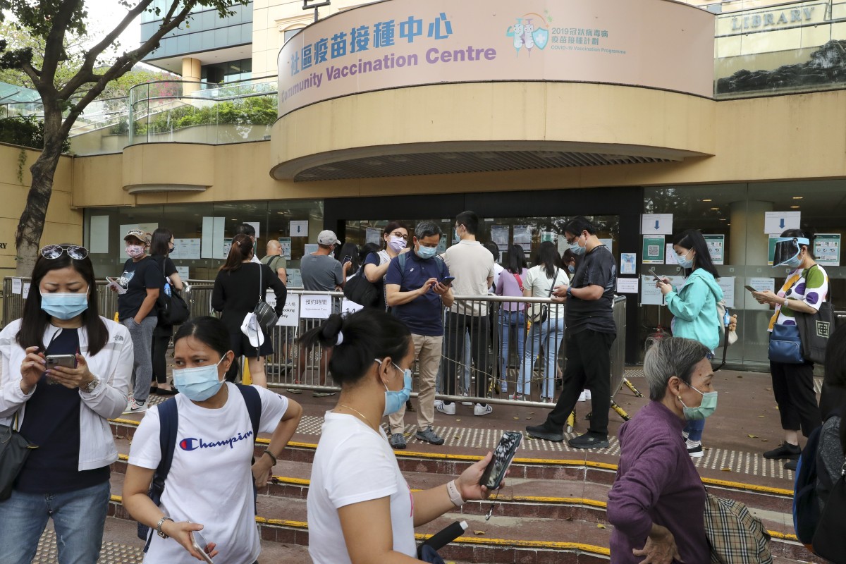 The government has expanded the coronavirus vaccination scheme, allowing people age 16-30 to receive the jab. Photo: SCMP / Edmond So