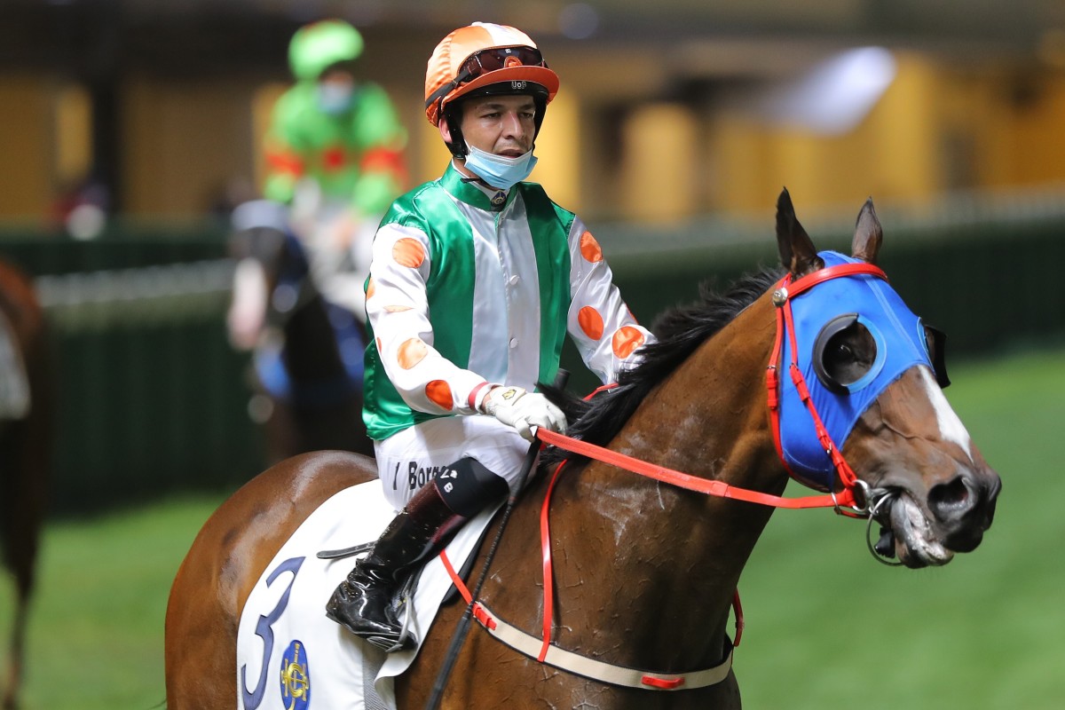 Vagner Borges after a winner at Happy Valley recently. Photos: Kenneth Chan