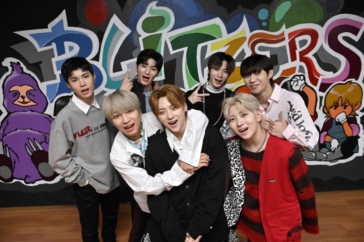 They look happy here, but can Blitzers emulate the success of K-pop giants BTS? Photo: AFP