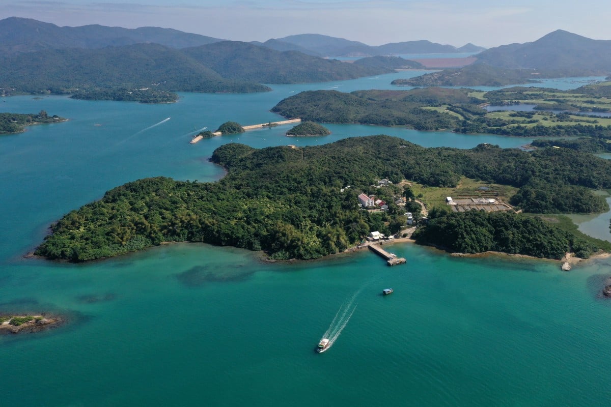 An aerial view of Yim Tin Tsai island, near Sai Kung. It used to be a thriving Hakka settlement, though not many people live there now. Photo: SCMP / Winson Wong