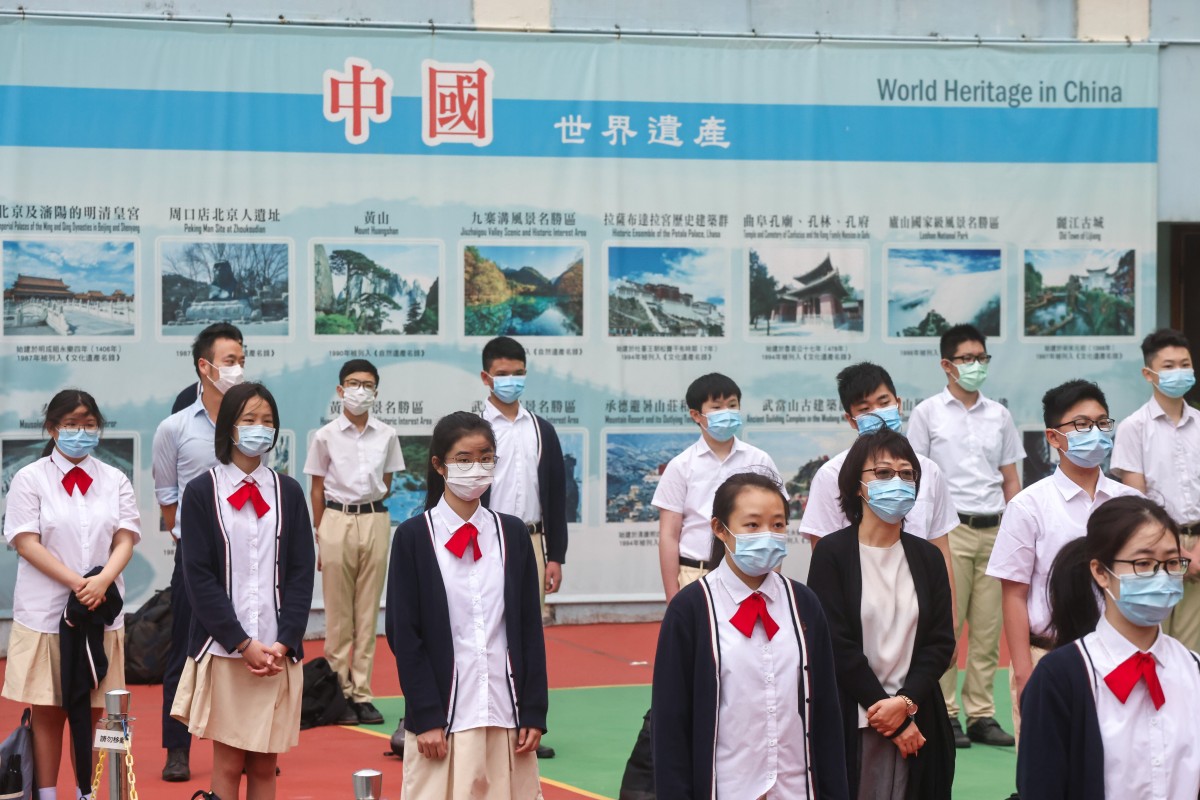 Teachers say they are concerned about how to implement new national security education guidelines, adding that they hope they will receive more training on the matter. Photo: SCMP/ K.Y. Cheng
