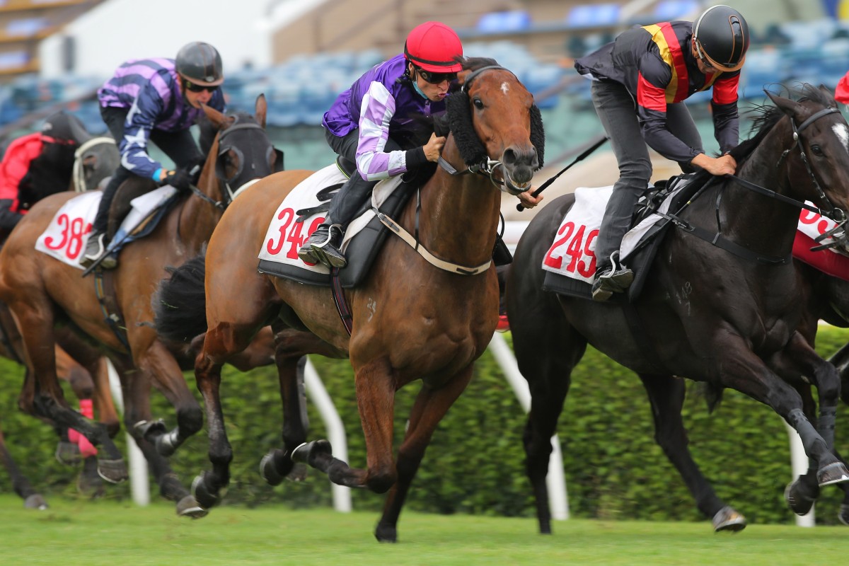 Blake Shinn partners Helene Allibor in a trial last month. Photos: Kenneth Chan