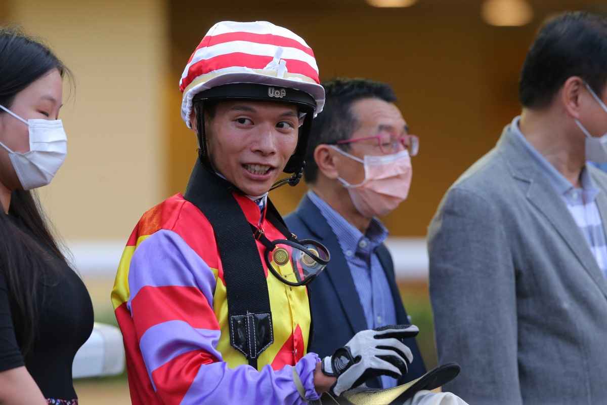 Victor Wong enjoys his most recent winner. Photos: Kenneth Chan