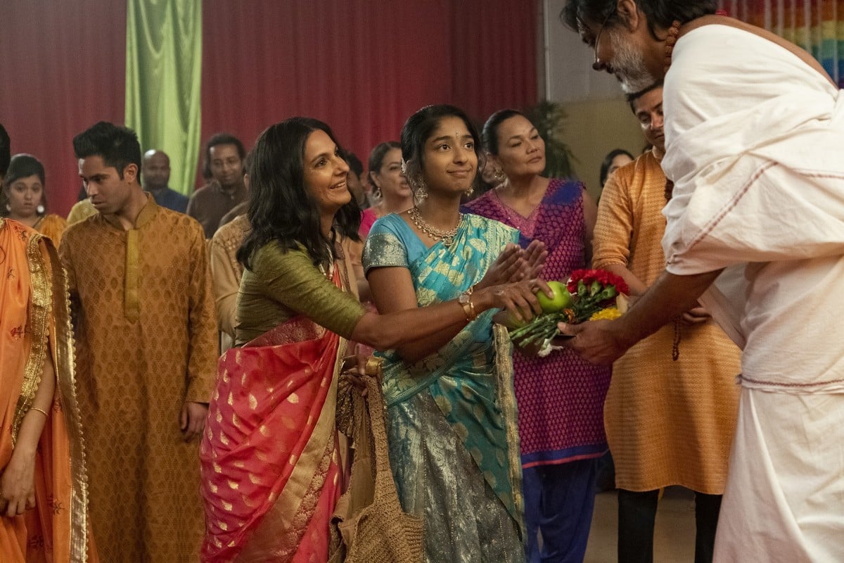 Poorna Jagannathan, left, and Maitreyi Ramakrishnan in "Never Have I Ever." Photo: Netflix/TNS