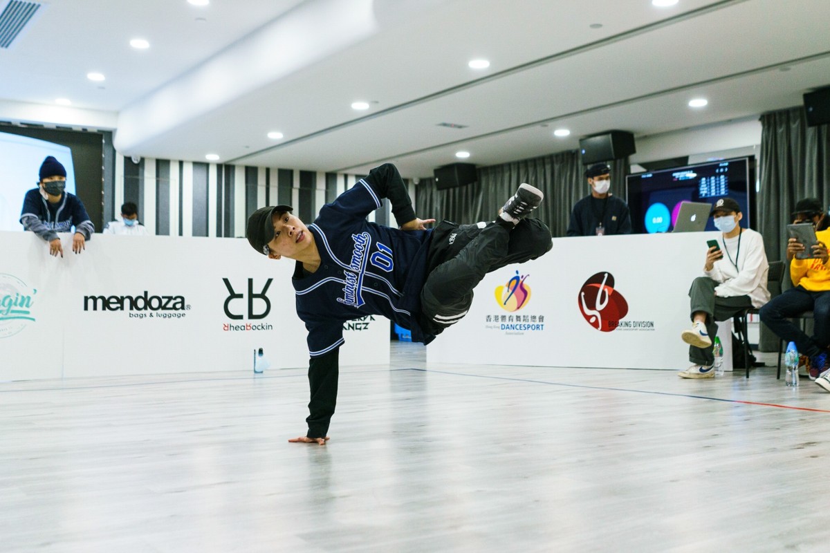 After two qualifiers, Hong Kong breakdancer Chan Ka-yi, also known as b-girl Lady Little, is ranked first in her group and is set to represent the city. Photo: AKA.APEKAY