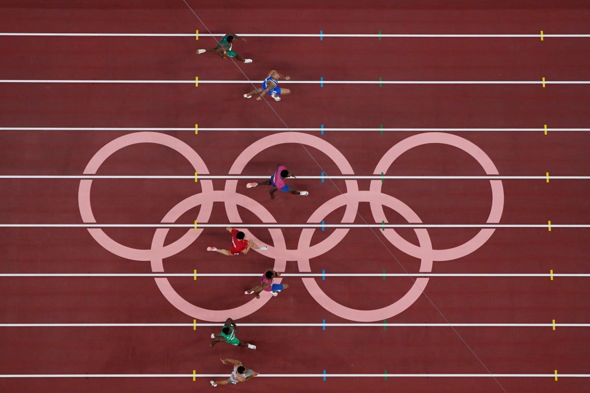 There’s no denying Olympic athletes are fast, but the track at the Tokyo Games may also be helping them out. Photo: Reuters