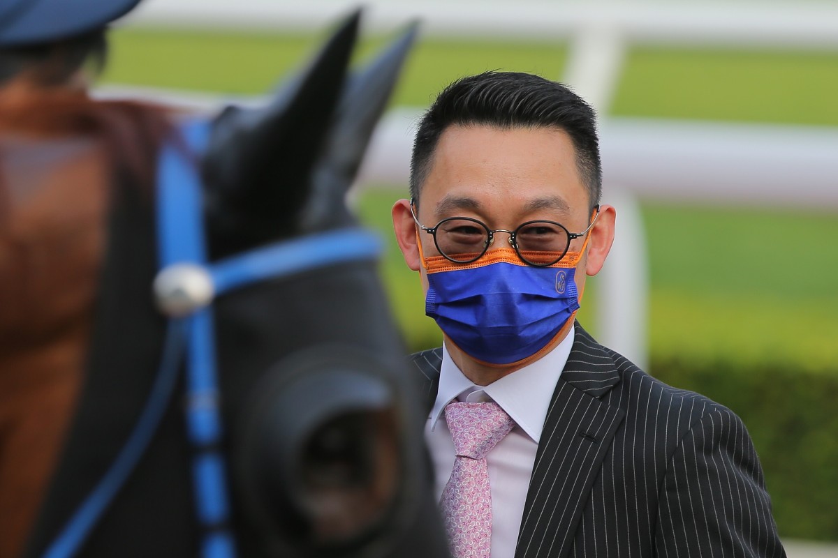 Trainer Jimmy Ting after a winner at Sha Tin. Photos: Kenneth Chan