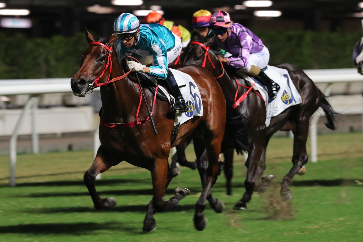Joao Moreira guides Romantic Warrior to victory at Happy Valley last month. Photos: Kenneth Chan
