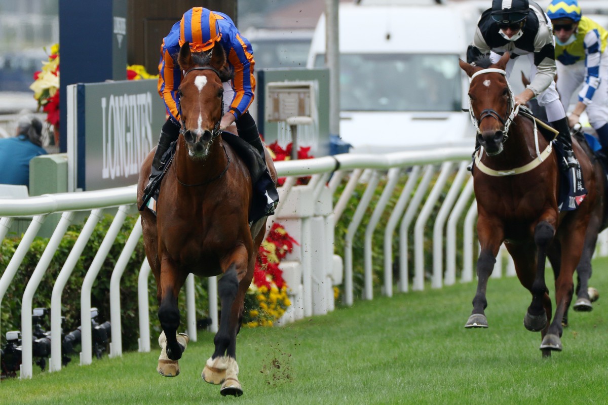 Mogul wins the 2020 Hong Kong Vase. Photo: Kenneth Chan