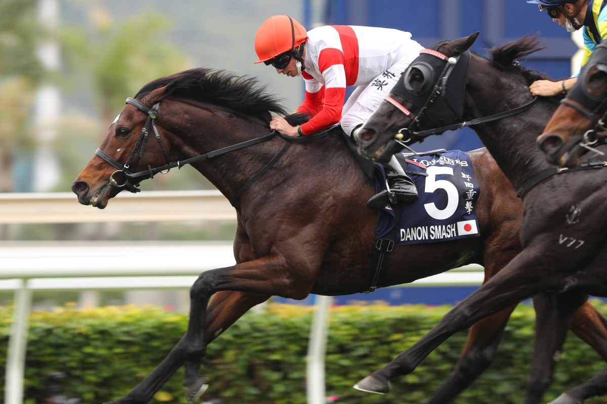 Danon Smash wins the 2020 Hong Kong Sprint. Photo: Kenneth Chan