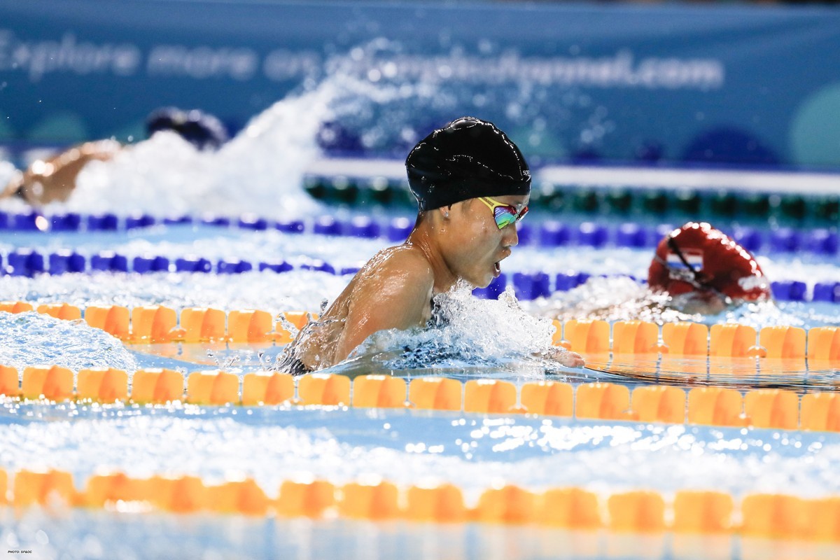Swimmer Natalie Kan Cheuk-tung holds two Hong Kong records.