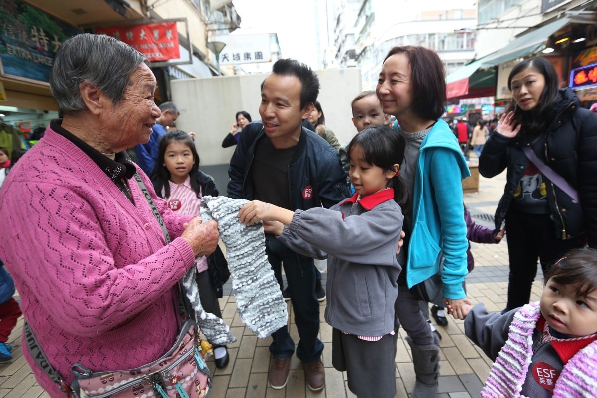The elderly in Hong Kong are often reliant on charity.