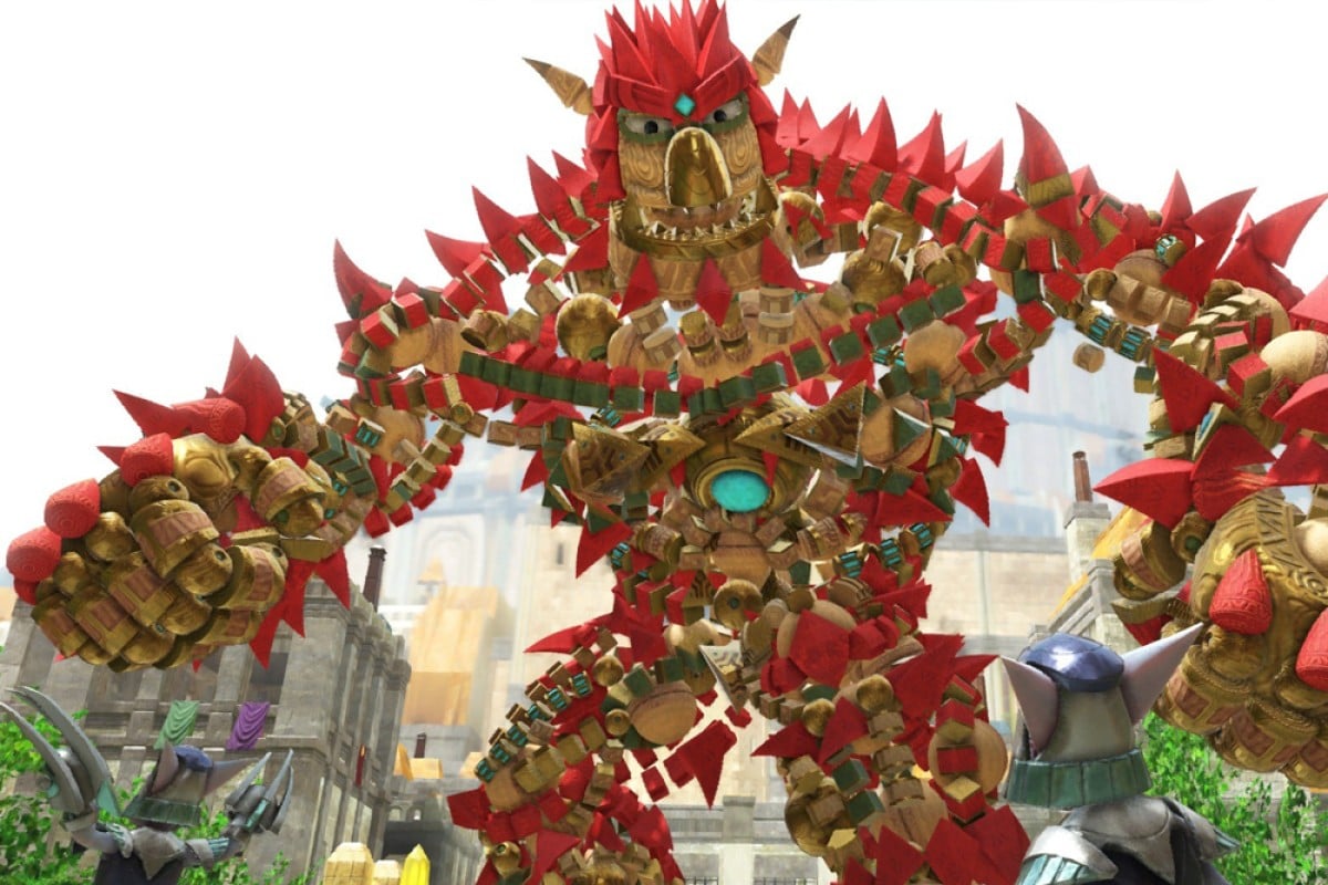 Knack grows in size and power as you collect blocks and relics.