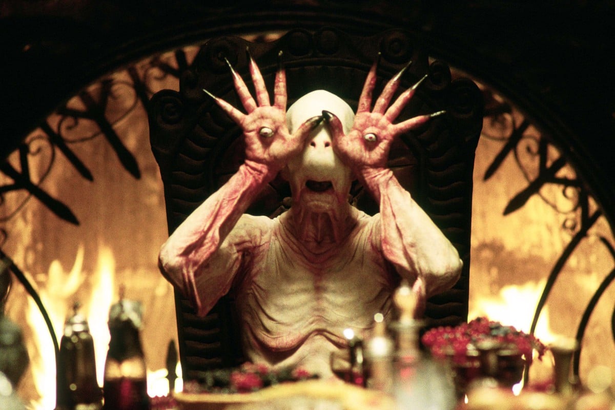 Pan's Labyrinth's 'Pale Man' is a mix of costumed actor and CG.