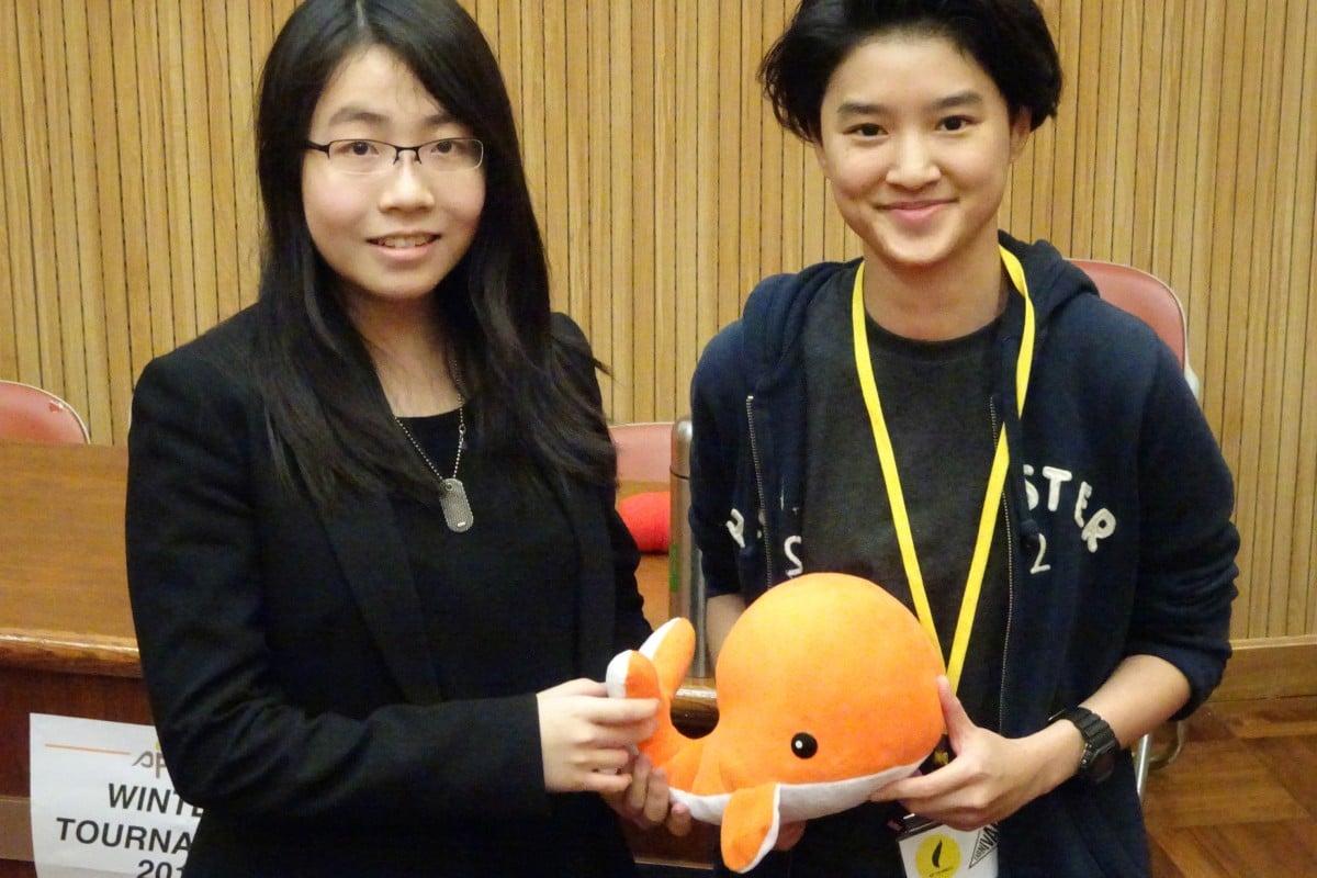 Lu Xiao-ke (left) is a member of the Hong Kong debating team and also president of Spark Debating.