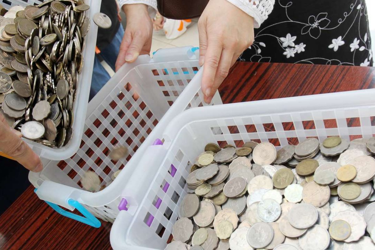 The coins are being collected to increase their circulation in Hong Kong, and to prevent them from being forgotten in peoples bags and homes.
