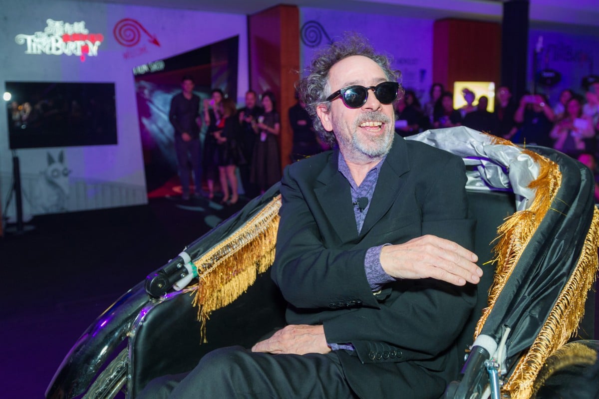 Tim Burton checked out the exhibition on, erm...himself.