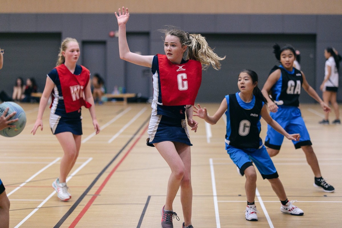 West Island School (in red) defeated Heep Yunn School in the B-Grade Finals this week.
