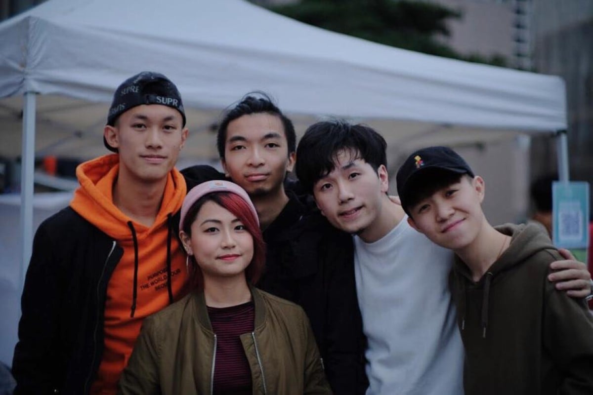 Members of local band Popcorn Virus have known each other since secondary school. (From left) Adrian Yuen Wang-ho, Nicky Jon Ching-ki, Chris Wong Sik-to, Samson Poon Tsz-kin and Wong Chung-kuen.