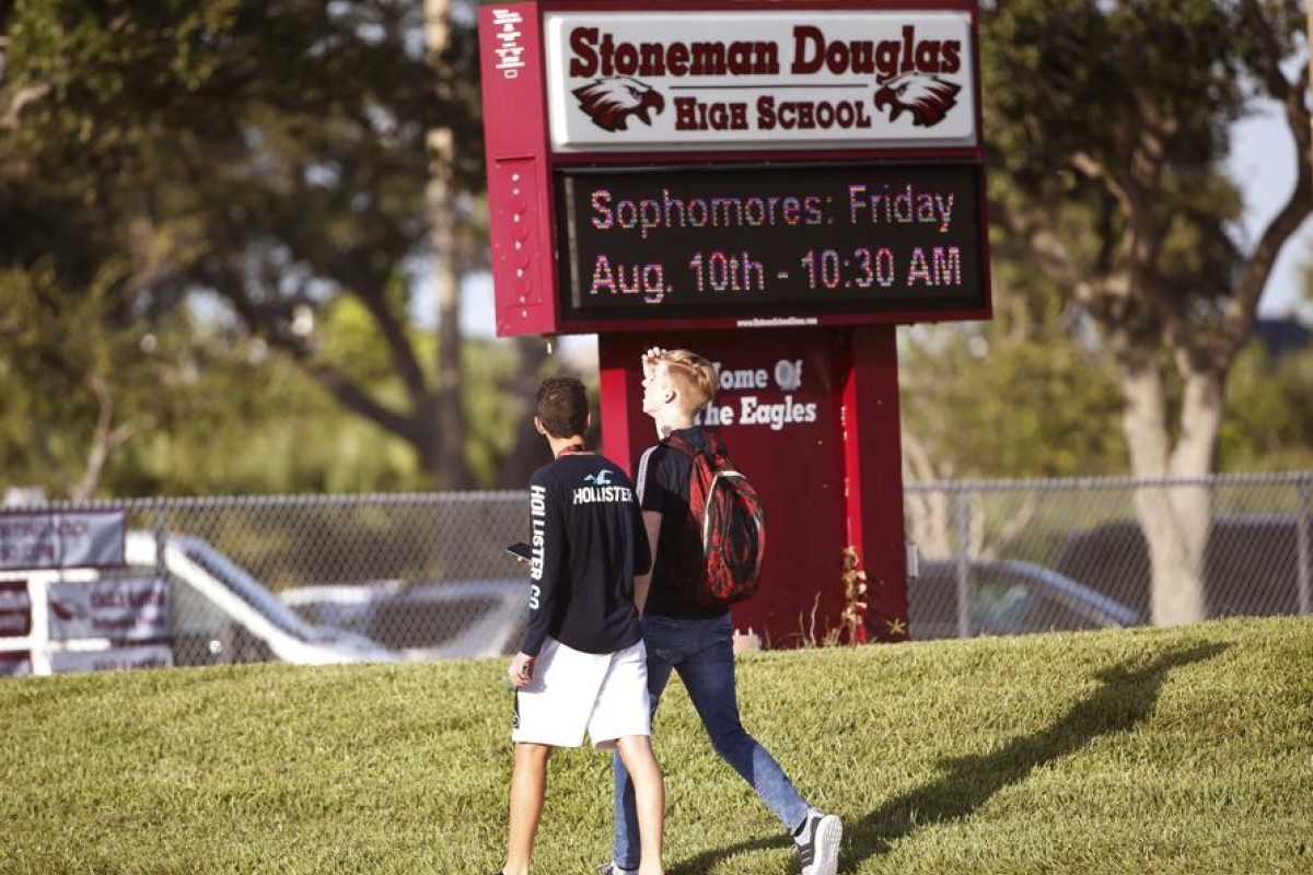 Students at the school returned on Wednesday, to a more secure campus as they began their first new school year.