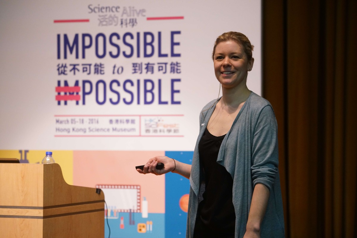 Dr Helen Colley speaks about the future of 3D printing in biotechnology at Science Alive 2016 on March 9, 2016.