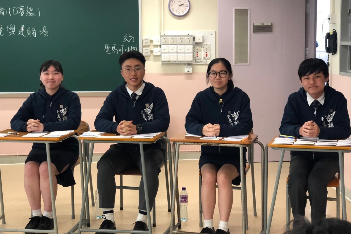 SOTY linguist Tam Nga-sze (third from left)