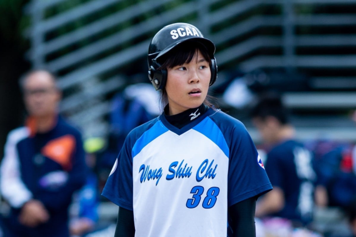 Sherman Lau has been on the Hong Kong women’s u-19 softball team for two years.