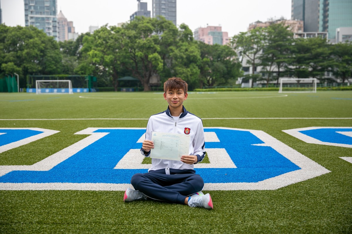 Former Diocesan Boys’ School cross-country team captain Leo Chu Check-hei says that running helped him clear his mind to study for his DSEs.