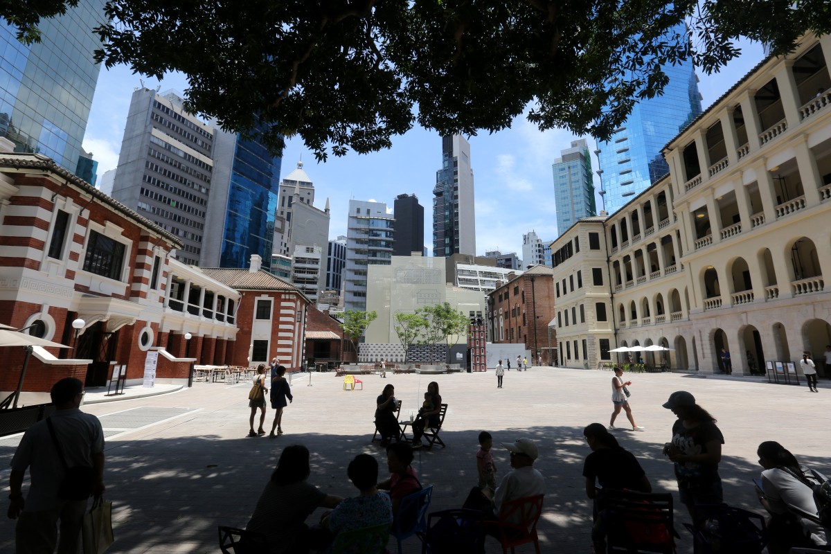 Tai Kwun was the former Central Police Station and is now a vibrant cultural hub.