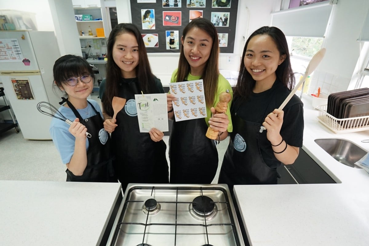 Martha Chow, Rachel Tong, Kaylin Hsieh and Cheng Man-lam of Taest hope their recipes will reduce food waste.