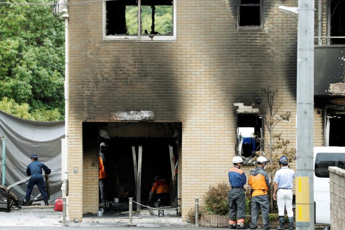 Kyoto Animation fire: Suspected arson attack on Japanese anime studio  leaves 33 dead - YP | South China Morning Post