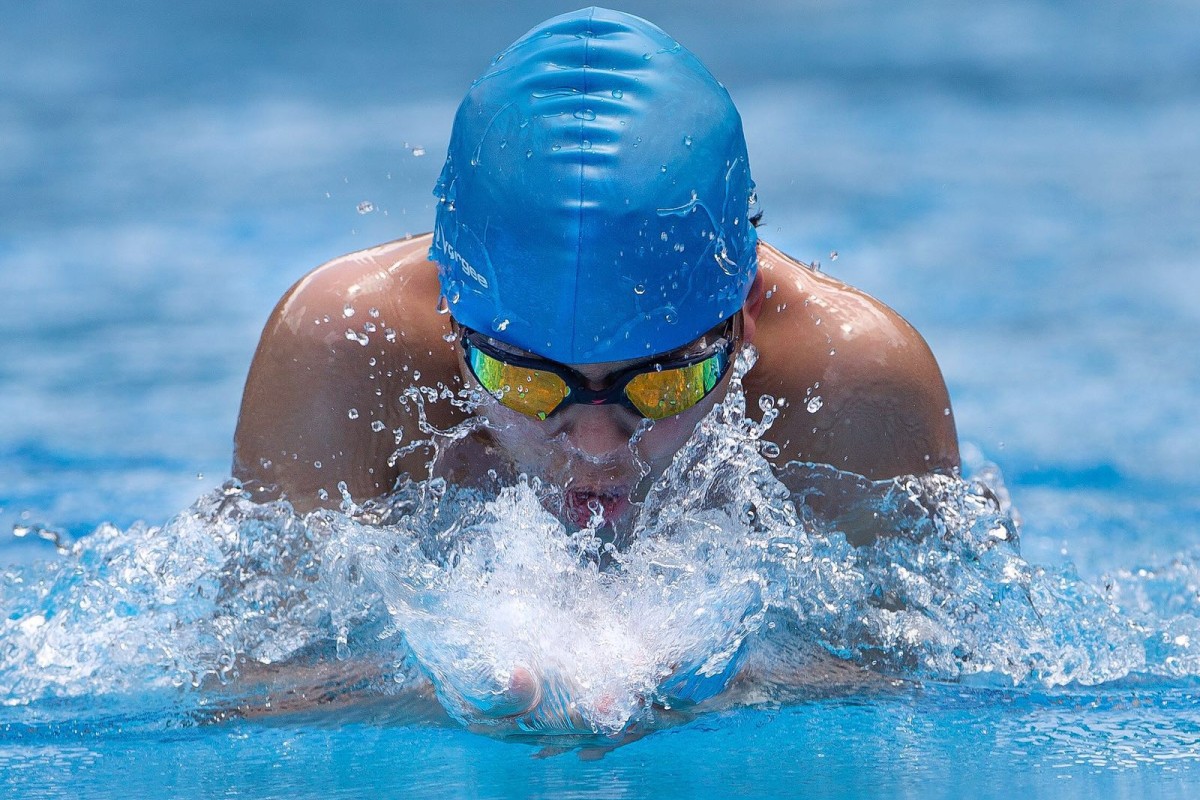 Thomas Budden, 14, in Sydney's Senior Summer Championships Speedo Heats in October.