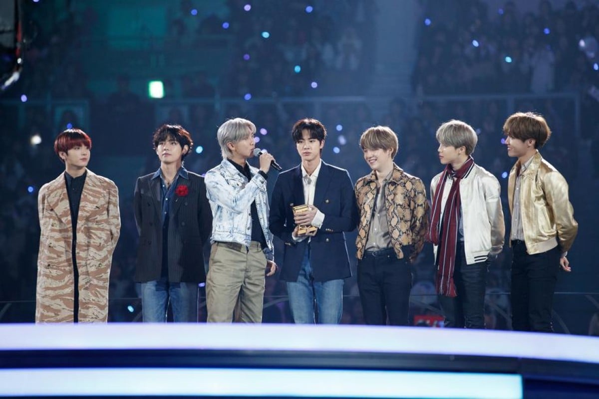 BTS win artist of the year at the K-pop Mama awards show in Nagoya, Japan.