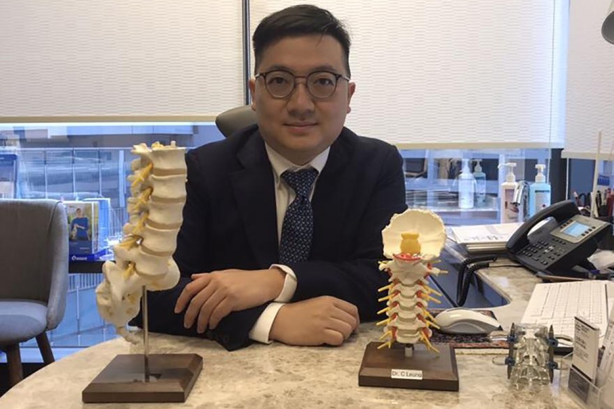 Dr Clarence Leung is the clinical director of the Minimally Invasive Spine Surgery Centre and specialist in neurosurgery at Hong Kong Adventist Hospital. He says neck problems in teenagers are on the rise, mostly due to smartphones.