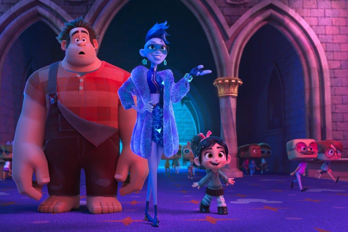 You’ll be as wide-eyed as Ralph and Vanellope von Schweetz (right, with Yesss, voiced by Taraji P. Henson, centre) when you see how the artists have represented the internet.