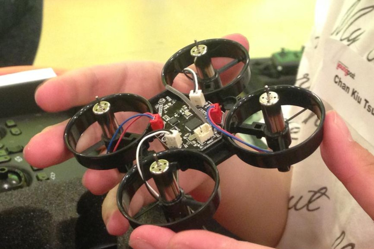Participants got the chance to make their own quadcopters – how cool is that?