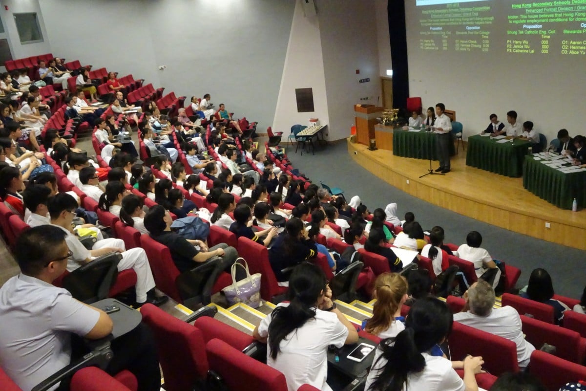 Debate can teach you to speak confidently in front of a large group.