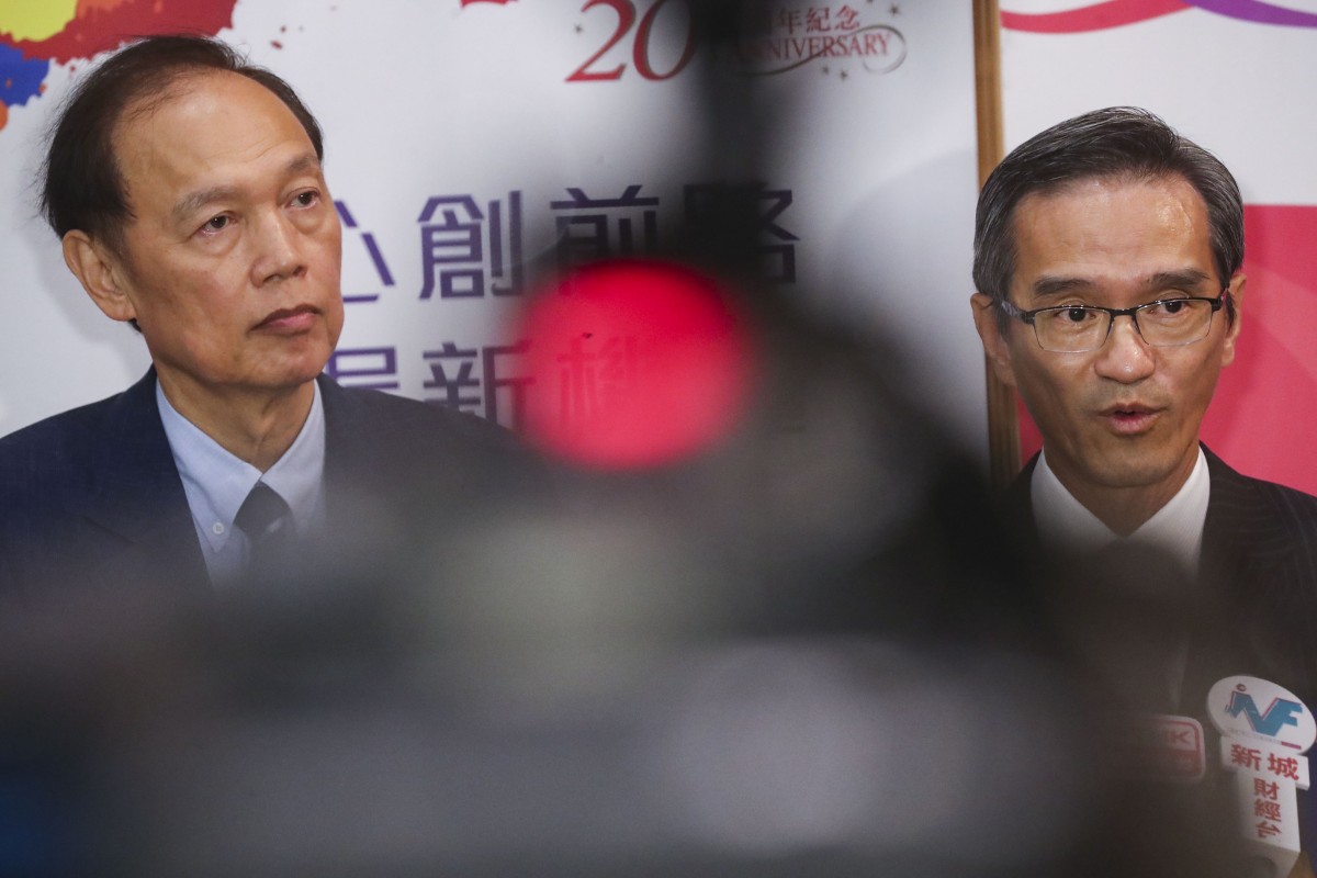 Vice-Chairman, Greg Wong (left) and Chairman, Stanley Wong Yuen-fai (right) of the Land Supply Task Force.