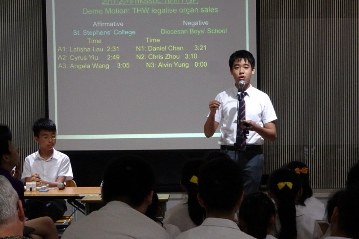 DBS took part in a mock debate against St. Stephen's College during the debating workshop.