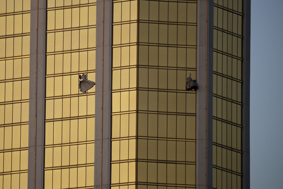 The search for the shooter took almost an hour.