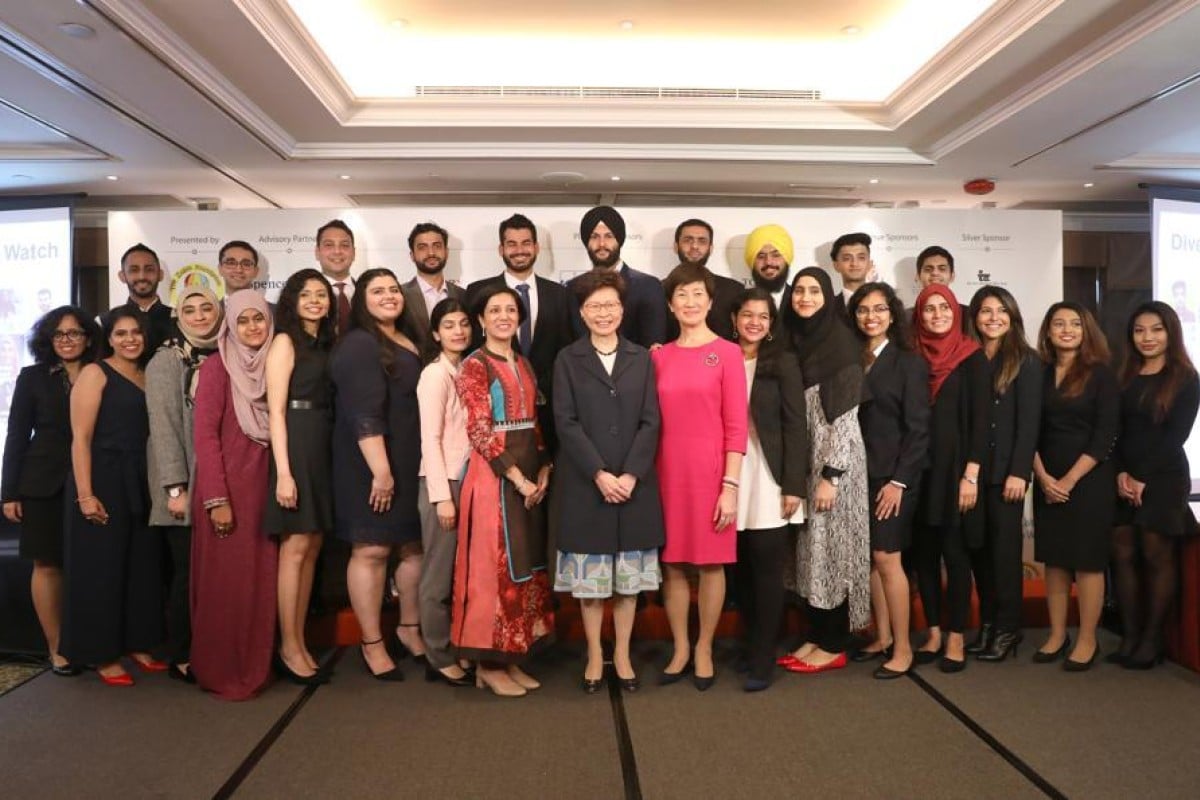 Hong Kong’s leader Carrie Lam (centre) joins this year’s Diversity List 2019: Youth to Watch.