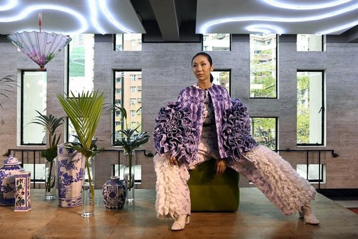 Cheryl Ma's “Rise” collection is influenced by the texture of wild fungi.