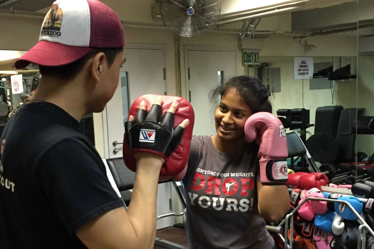 Abigail Fernandes rolls with the punches.